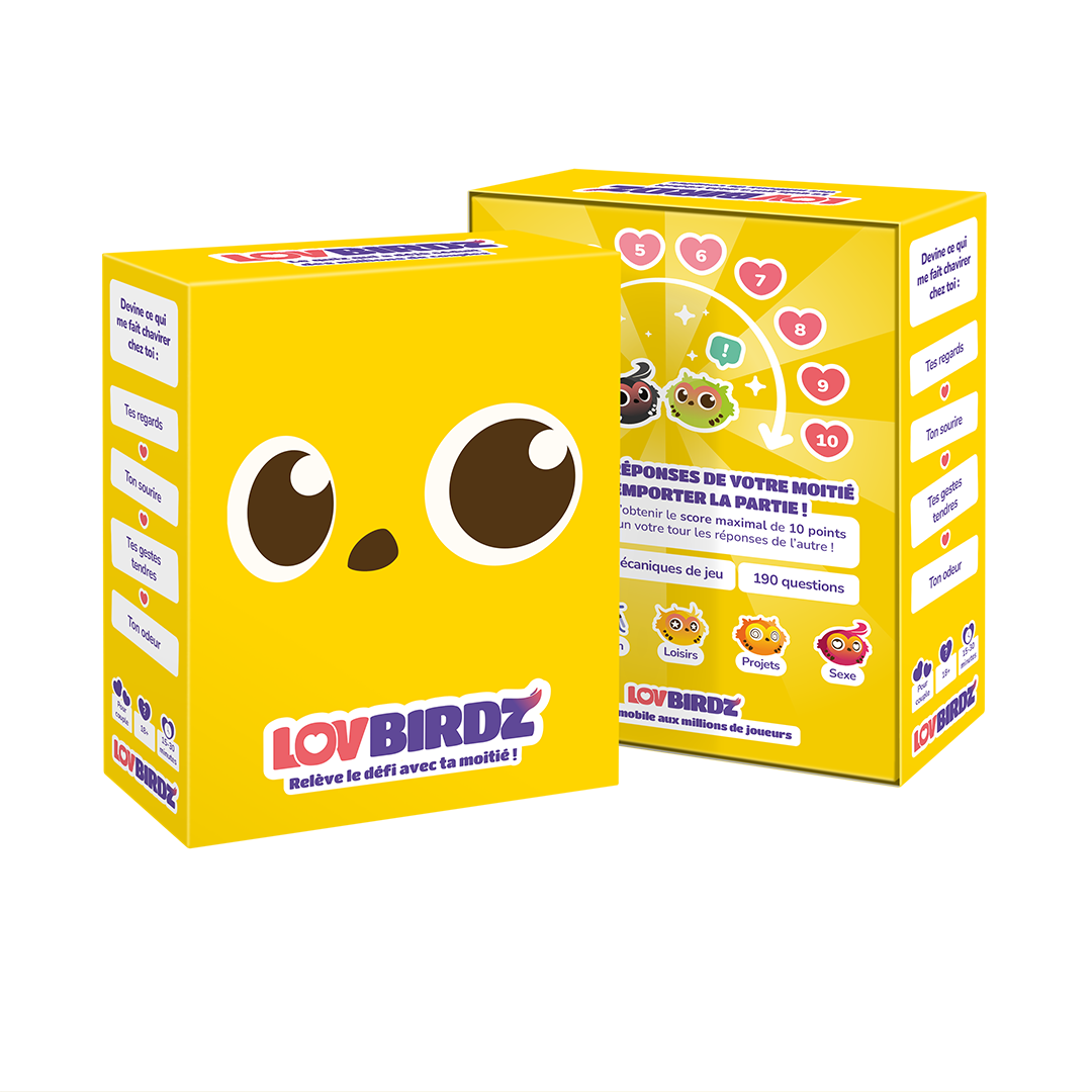 Aperçu de la boîte du jeu de société LovBirdz